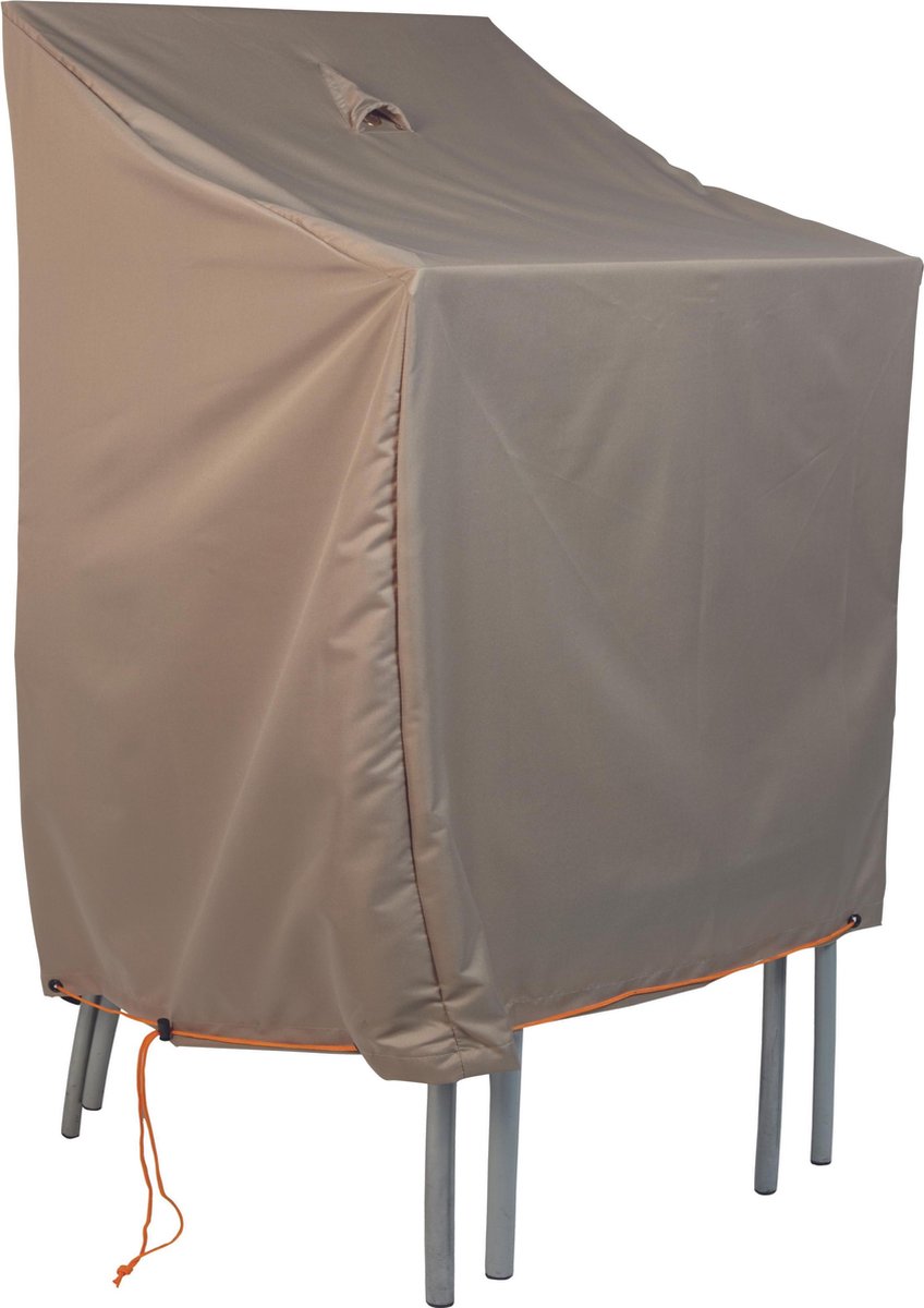 Cov'Up - hoes voor stapelstoelen - stapelstoelhoes - 66 x 66 x 120/80 cm (lxbxh) - ventilatiesysteem - bevestigingskoord - water en UV bestendig