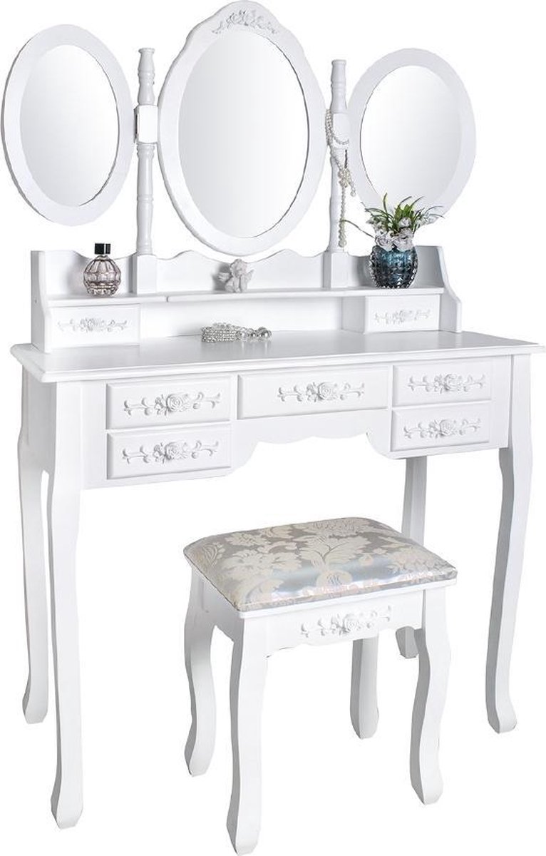 Top Honderd Klassieke MakeUp Cosmetica Visagie Tafel Meisjes