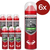 Old Spice Lasting Legend Anti-transpirant Spray - Voordeelverpakking 6x150ml - Deodorant