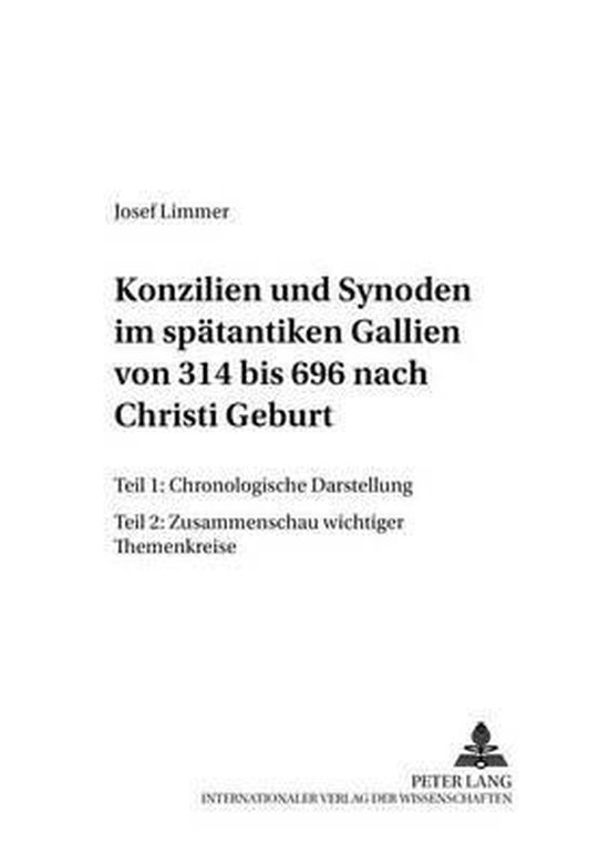 Wissenschaft Und Religion- Konzilien Und Synoden Im Spaetant ... - cover