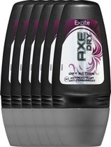 AXE Excite Deodorant - 6 x 50 ml - Voordeelverpakking