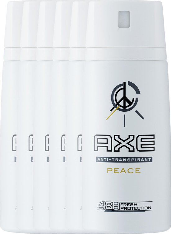 Axe Peace Dry For Men 6 x 150 - Anti-Transpirant Deodorant Spray Voordeelverpakking | bol.com