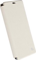 Krusell - flip cover blanc Malmö / pour Sony Xperia Z1