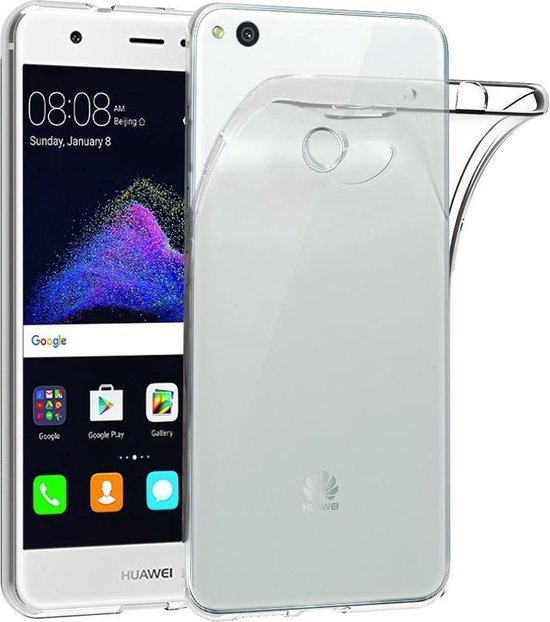 Huawei P8 Lite (2017) Transparant TPU Siliconen Case |