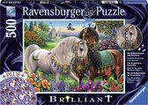 Ravensburger puzzel Adorable Stallions Briljant - Legpuzzel - 500 stukjes