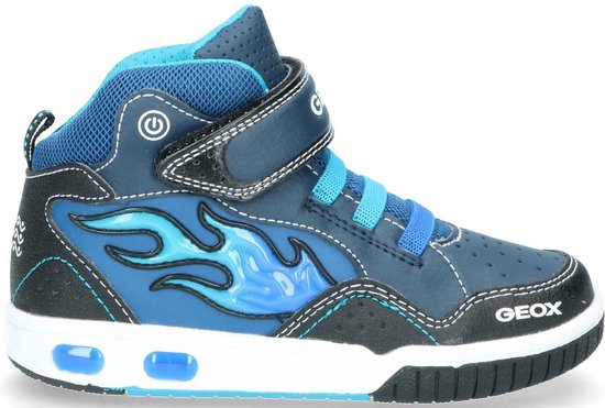 Geox Jongens Sneakers J8447c - Blauw - Maat 35 | bol.com