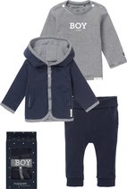 Noppies Kledingset (3delig) luxe Jongens Navy - Maat 68