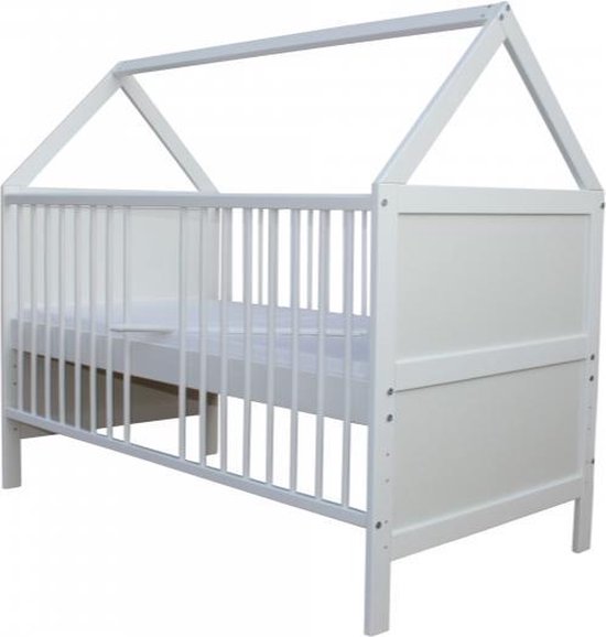 Babybed - kinderbed - junior bed - Huisbed 140 x 70 cm ombouwbaar | bol.com