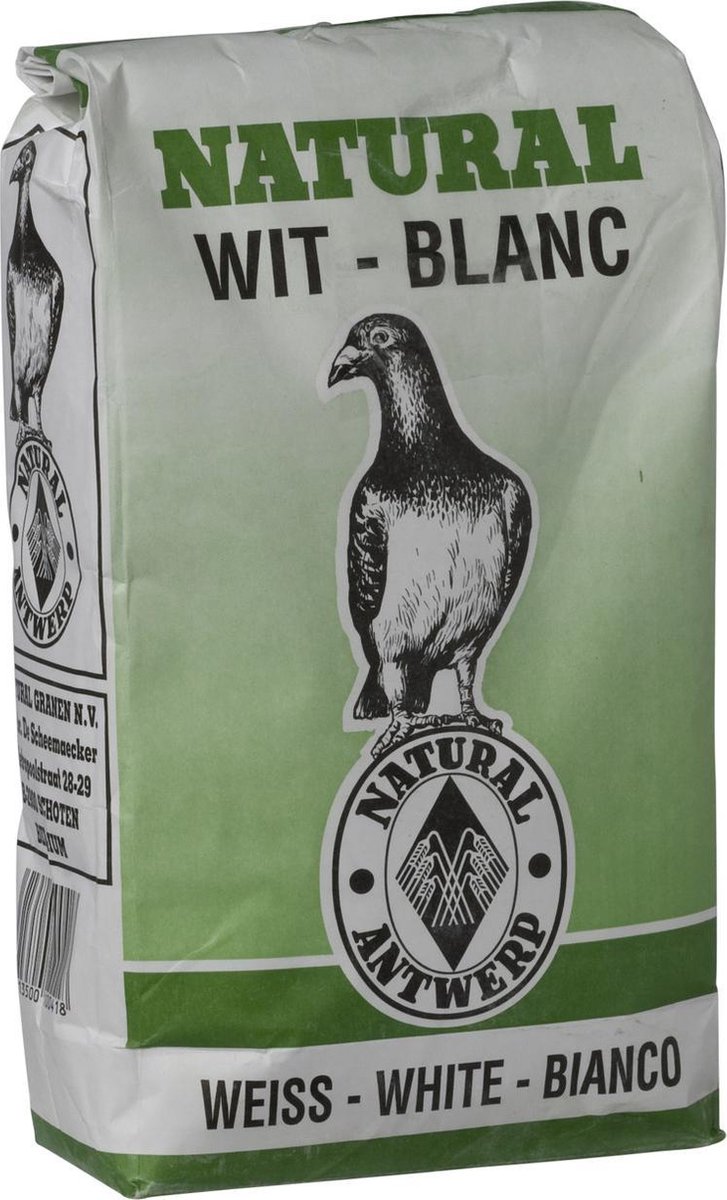 Natural - Binnenvogelvoer - Duif - Natural Bodemwit A4 K8 2,5kg - 1st