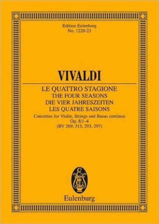 Violin Concerto Op. 8, No. 1 Spring, Antonio Vivaldi 9783795766375 Boeken