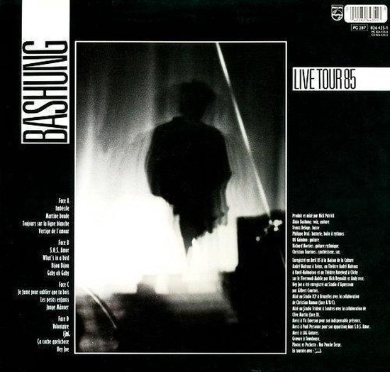 bashung live tour 85