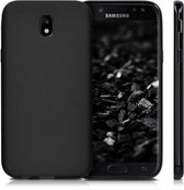 Zwart TPU siliconen case backcover hoesje Geschikt voor Samsung Galaxy J7 2017