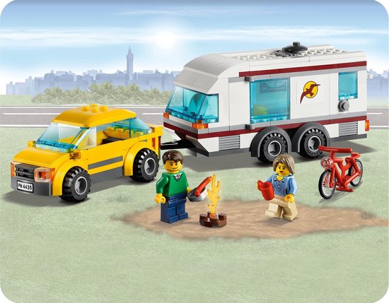LEGO City Auto met Caravan - 4435 | bol