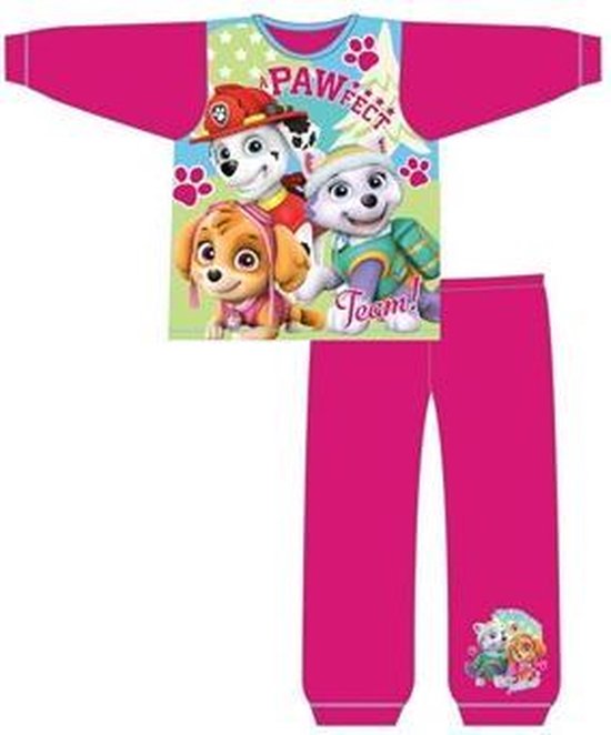Preventie ballon Exclusief Paw Patrol meisjes pyjama maat 86/92 (18-24 mnd) | bol.com