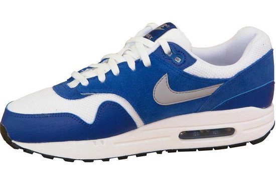 Nike Air Max 1 - Sportschoenen - Unisex - Maat 36 - Blauw/Wit/Grijs |  bol.com