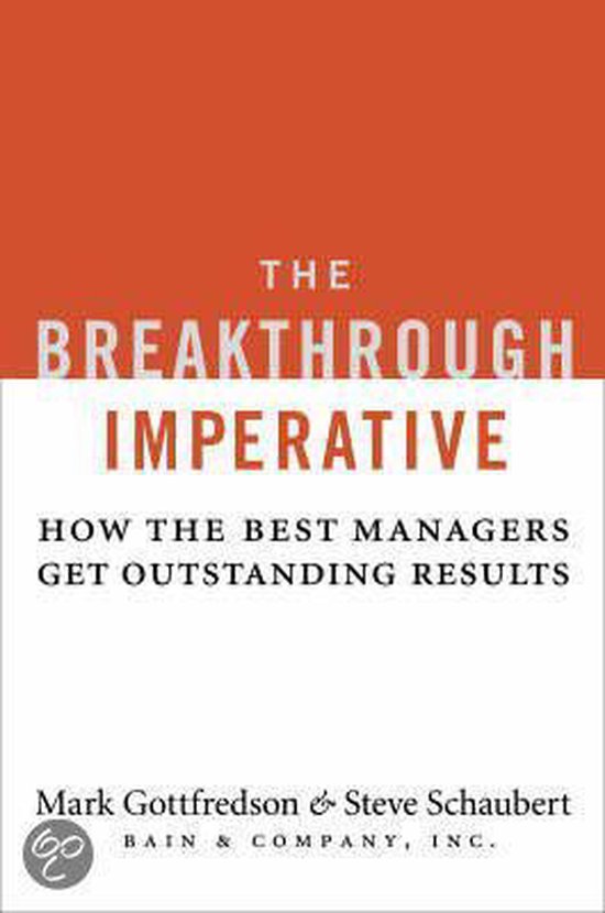 The Breakthrough Imperative - cover