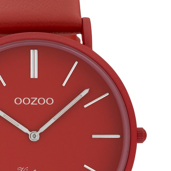 OOZOO Vintage C9885 Rood Horloge 40mm | bol.com