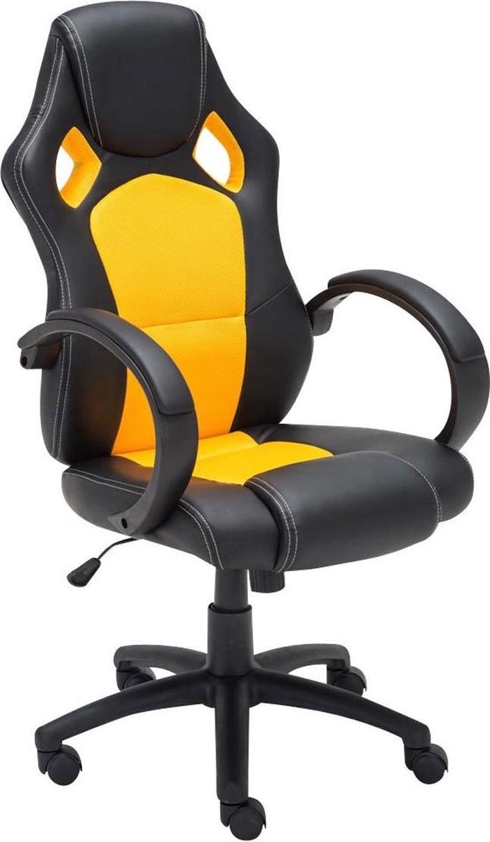 Clp FIRE - gaming stoel - kunstleer - geel