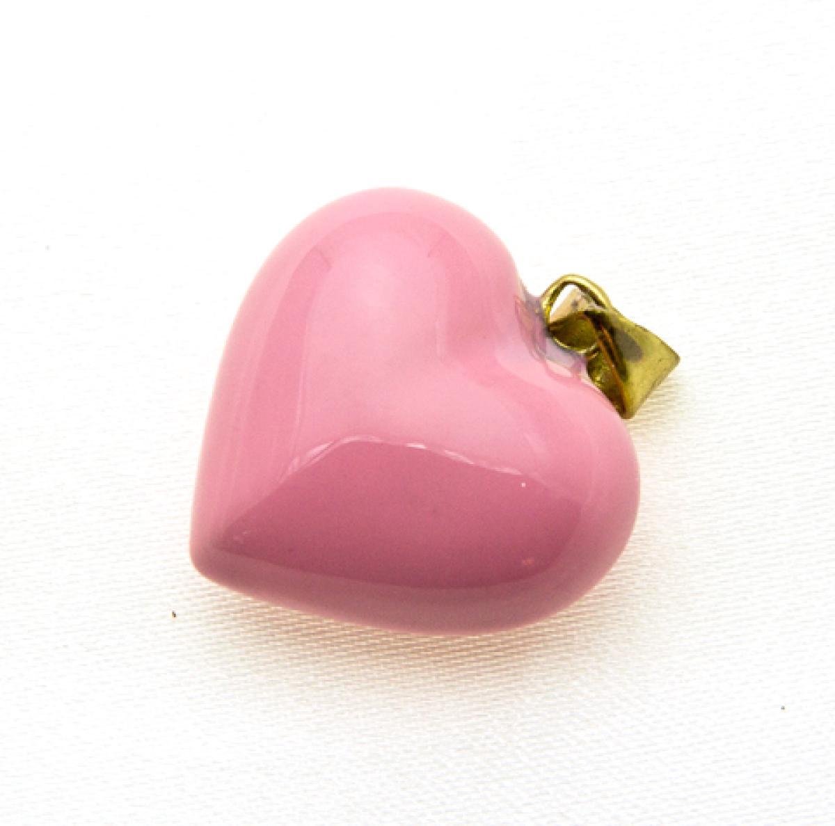 Clariz zwangerschapsbel Roze Hart - zwangerschapsketting - zwangerschapsbelletje - bola