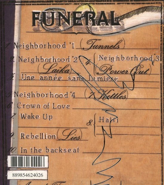 Arcade Fire Funeral, Arcade Fire CD (album) Muziek