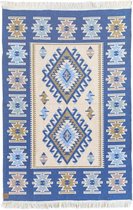 Kaira Vloerkleed - Blauw - 120x180 - van Okashi Heritage