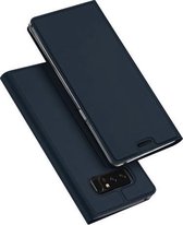 Luxe blauw agenda wallet hoesje Samsung Galaxy Note 8
