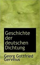 Geschichte Der Deutschen Dichtung