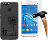 MP Case screenprotector PLUS Gratis Love back cover voor Huawei Nova 2