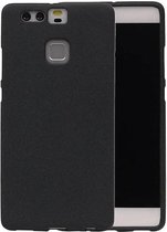 Sand Look TPU Backcover Case Hoesje voor Huawei P9 Zwart