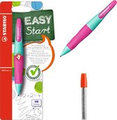 STABILO EASYergo 1.4 R turquoise/neon roze + 6 refills
