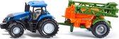 SIKU 1668 Tractor met Veldspuit - Blauw