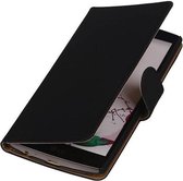Bookstyle Hoes Geschikt Geschikt voor LG G4 Zwart