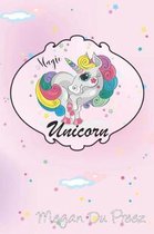 Magic Unicorn: Unicorns and Rainbow Fantasy Cute Unicorn Notebook