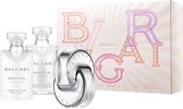 Bvlgari Omnia Crystalline Gift Set 40ml EDT Spray + 40ml Body Lotion + 40ml Bath and Shower Gel