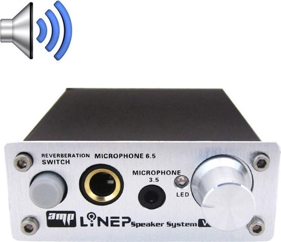 A907 Professionele Twee-kanaals microfoon versterker Dual microfoon Reverb  | bol.com