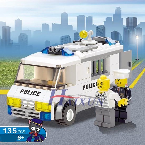 ballon Handig Diverse Politie bus, 135-delig, compatibel met grote merken | bol.com