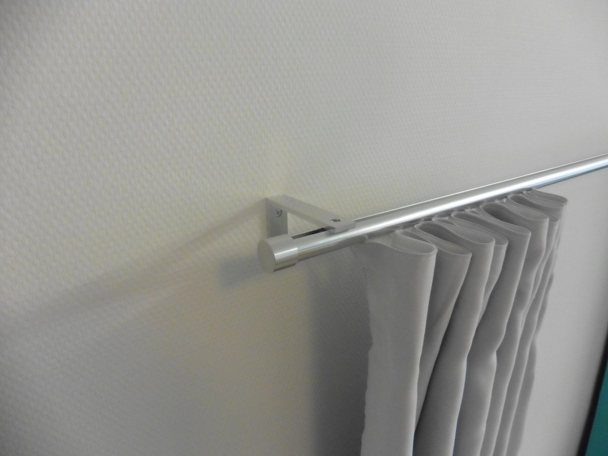 Gordijnroede gordijnrail flexibel systeem voor ophangen van gordijnen en  vitrage 160... | bol.com