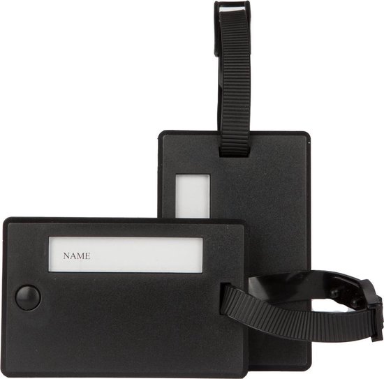 Teskyer 2 stuks bagagelabels, bagagelabels voor koffers, bagagelabels, microvezelleer, sterk, duurzaam, opvallend, reistags, reisaccessoires, blauw