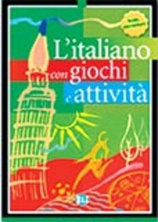 L'italiano con giochi e attivita - cover