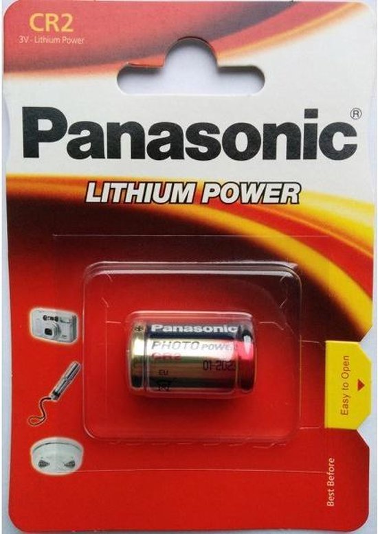 Pile CR2 Lithium Power 3V Panasonic - 1 pièce | bol.com