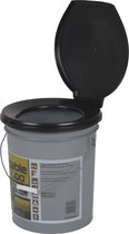Seau de toilette Reliance - Luggable Loo - 19 litres - Noir / gris