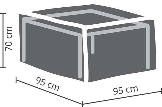 ik lees een boek Michelangelo lijst Beschermhoes loungestoel loungestoelhoes 95x95x70 cm | Topkwaliteit hoes  voor loungestoel | bol.com