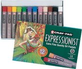 Cray-Pas Expressionist oliepastels 12 kleuren oliepastelkrijt