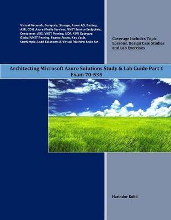 Architecting Microsoft Azure Solutions Study & Lab Guide Par ... - cover