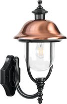 Buiten wandlamp staand - Verona-II - zwart