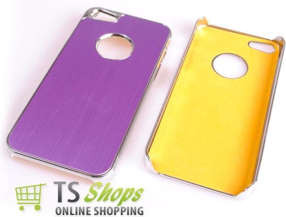 Aluminium case Paars/Purple voor Apple iPhone 5 5S SE