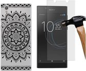 MP Case screenprotector + Gratis Tribal back cover voor Sony Xperia L1