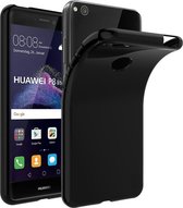 Zwart TPU Siliconen Hoesje Huawei P8 Lite (2017)