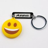 LKMN naam sleutelhanger Emoticon happy-geel