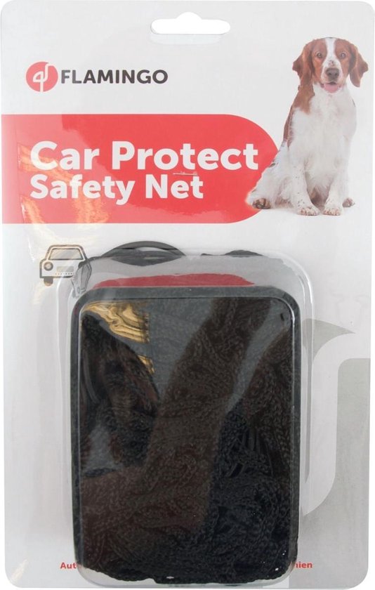 Filet de sécurité accessoire pour chien Flamingo - Noir - 172 x 2 x 130 cm  | bol